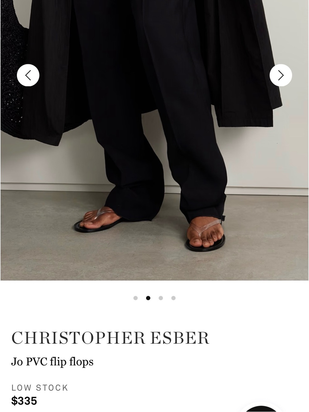 Christopher Esber - Jo PVC Sandal- Sz 41 - Picture 2 of 10